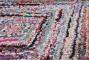 5' x 8' Handmade Zig Zag Medley Cotton Chindi Area rug Contemporary Multi