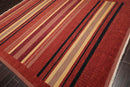 8'8"x 11'10" Hand Knotted 100% Wool Oriental Area Rug Rust