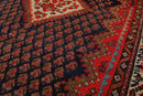 4'3" x 6'2" Antique Serabund Hand Knotted 100% Wool Traditional Area Rug Navy