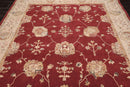 8'2"x11'8" Auth. Samarkand Coronado New Zealand Wool Area Rug Ruby Red