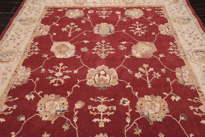 8'2"x11'8" Auth. Samarkand Coronado New Zealand Wool Area Rug Ruby Red