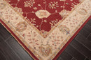 8'2"x11'8" Auth. Samarkand Coronado New Zealand Wool Area Rug Ruby Red