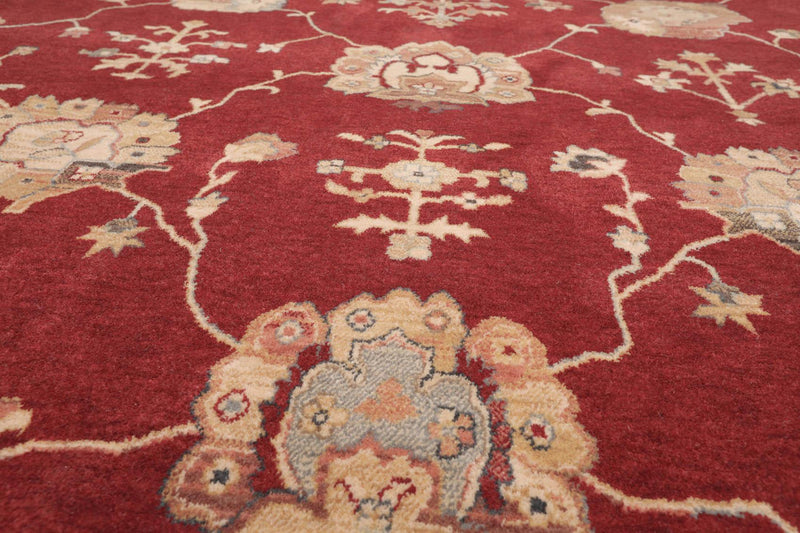 8'2"x11'8" Auth. Samarkand Coronado New Zealand Wool Area Rug Ruby Red