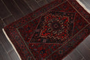2'7''x4'1'' Hand Knotted Wool Tribal Traditional 200 KPSI Plus Pile Area Rug Red
