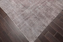 8'6" x 12'9" Hand Knotted Turkish Oushak Wool Distress Finish Area Rug Gray