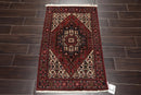 2'6'' x 4' Hand Knotted Wool Herizz Traditional 200 KPSI Oriental Area Rug Rust