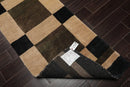 2'6"x9'10" Runner  Beige, Black Hand Knotted Tibetan 100% Wool Graphic Traditional Oriental Area Rug