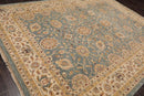8'8'' x 11'4'' Hand Knotted 100% Wool Agra Traditional Oriental Area Rug Slate