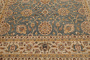 8'8'' x 11'4'' Hand Knotted 100% Wool Agra Traditional Oriental Area Rug Slate