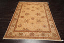 9'4" x 12'7" Hand Knotted 100% Wool Oushak Vegetable Dye Oriental Area Rug Tan