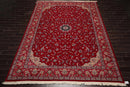 9'3'' x 12'4'' Hand Knotted Wool Tabrizz Samover 250 KPSI Oriental Area Rug Red