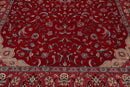 9'3'' x 12'4'' Hand Knotted Wool Tabrizz Samover 250 KPSI Oriental Area Rug Red