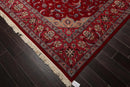 9'3'' x 12'4'' Hand Knotted Wool Tabrizz Samover 250 KPSI Oriental Area Rug Red