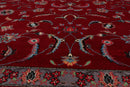 9'3'' x 12'4'' Hand Knotted Wool Tabrizz Samover 250 KPSI Oriental Area Rug Red