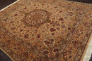 8'2" x 10'3" Hand Knotted 100% Wool Pak-Parsian 16/18 300 KPSI Area Rug Tan