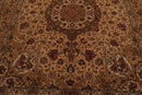 8'2" x 10'3" Hand Knotted 100% Wool Pak-Parsian 16/18 300 KPSI Area Rug Tan