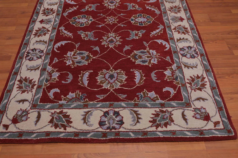 5' x 8' Handmade 100% Wool Traditional Oriental Area Rug 5x8 Traditional Rust