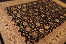 9'3" x 12' Hand Knotted 100% Wool Peshawar Oriental Area Rug Dark Chocolate