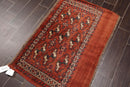 2'6''x3'10'' Antique Hand Knotted Traditional 100% Wool Oriental Area Rug Brick