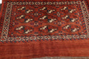2'6''x3'10'' Antique Hand Knotted Traditional 100% Wool Oriental Area Rug Brick