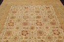 7'11'' x 10' Hand Knotted 100% Wool Agra 250 KPSI Oriental Area Rug Beige