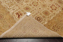 7'11'' x 10' Hand Knotted 100% Wool Agra 250 KPSI Oriental Area Rug Beige