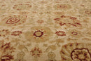 7'11'' x 10' Hand Knotted 100% Wool Agra 250 KPSI Oriental Area Rug Beige