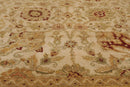 7'11'' x 10' Hand Knotted 100% Wool Agra 250 KPSI Oriental Area Rug Beige