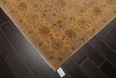 8'1'' x 10'3'' Hand Knotted 100% Wool Agra 150 KPSI Oriental Area Rug Taupe