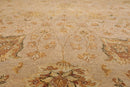 8'1'' x 10'3'' Hand Knotted 100% Wool Agra 150 KPSI Oriental Area Rug Taupe