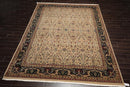 9'1" x 12' Hand Knotted 100% Wool Pak-Parsian 16/18 300 KPSI Area Rug Beige