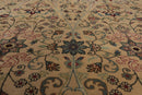 9'1" x 12' Hand Knotted 100% Wool Pak-Parsian 16/18 300 KPSI Area Rug Beige