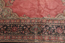 9x12 Antique Turkish Kayseri Hand Knotted Traditional Wool Area Rug Blush