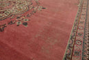 9x12 Antique Turkish Kayseri Hand Knotted Traditional Wool Area Rug Blush