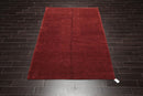 5'8"x8'8" Authentic Hand Knotted Tibetan Wool Silk Flame Crup Area Rug