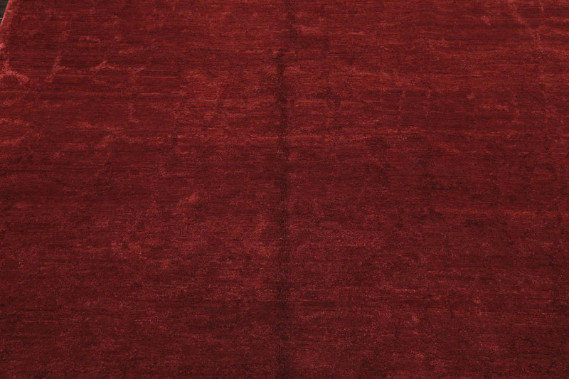 5'8"x8'8" Authentic Hand Knotted Tibetan Wool Silk Flame Crup Area Rug