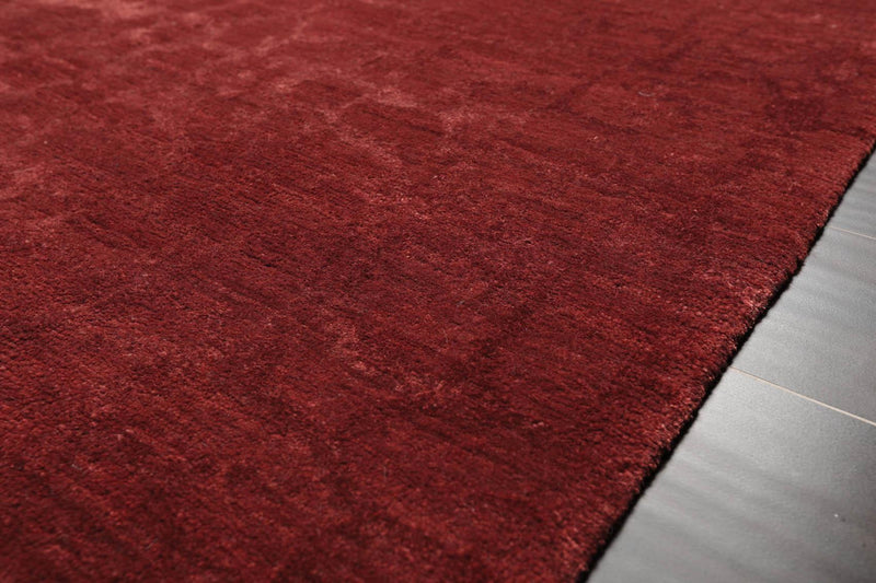 5'8"x8'8" Authentic Hand Knotted Tibetan Wool Silk Flame Crup Area Rug