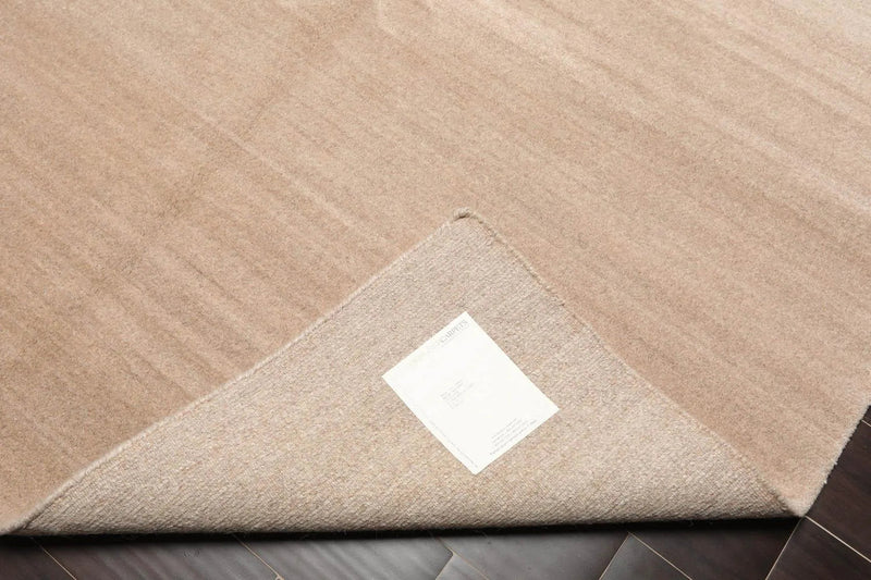 6' x 9' Hand Knotted Indo Tibetan 100% Wool Ombre Oriental Area Rug Oatmeal