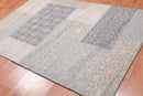 5' x 8' Handmade 100% Wool Loop Pile Area Rug Transitional Beige