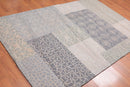 5' x 8' Handmade 100% Wool Loop Pile Area Rug Transitional Beige