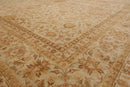 8'9'' x 12'3'' Hand Knotted Wool Agra Vegetable Dyes Oriental Area Rug Beige