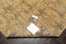 6'1'' x 8'7'' Hand Knotted 100% New Zealand Wool Damask Antique Finish Area Rug