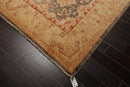 9'1'' x 12' Hand Knotted 100% Wool Peshawar Traditional Oriental Area Rug Gray