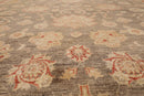 9'1'' x 12' Hand Knotted 100% Wool Peshawar Traditional Oriental Area Rug Gray