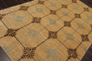 5'10" x 9'2" Hand Knotted 100% New Zealand Wool Tibetan Oriental Area Rug Tan