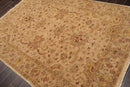 6' x 8'9" Hand Knotted 100% New Zealand Wool Agra Oriental Area Rug Tan