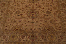 6' x 8'9" Hand Knotted 100% New Zealand Wool Agra Oriental Area Rug Tan