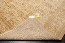 8x10 Beige, Tan Hand Knotted 100% Wool Peshawar Traditional Oriental Area Rug