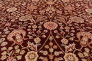 8'2" x 10'8" Hand Knotted Wool Sino Parsian 200 KPSI Oriental Area Rug Burgundy