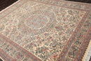 8' x 9'11" Hand Knotted 100% Wool Pak-Parsian 16/18 300 KPSI Area Rug Ivory